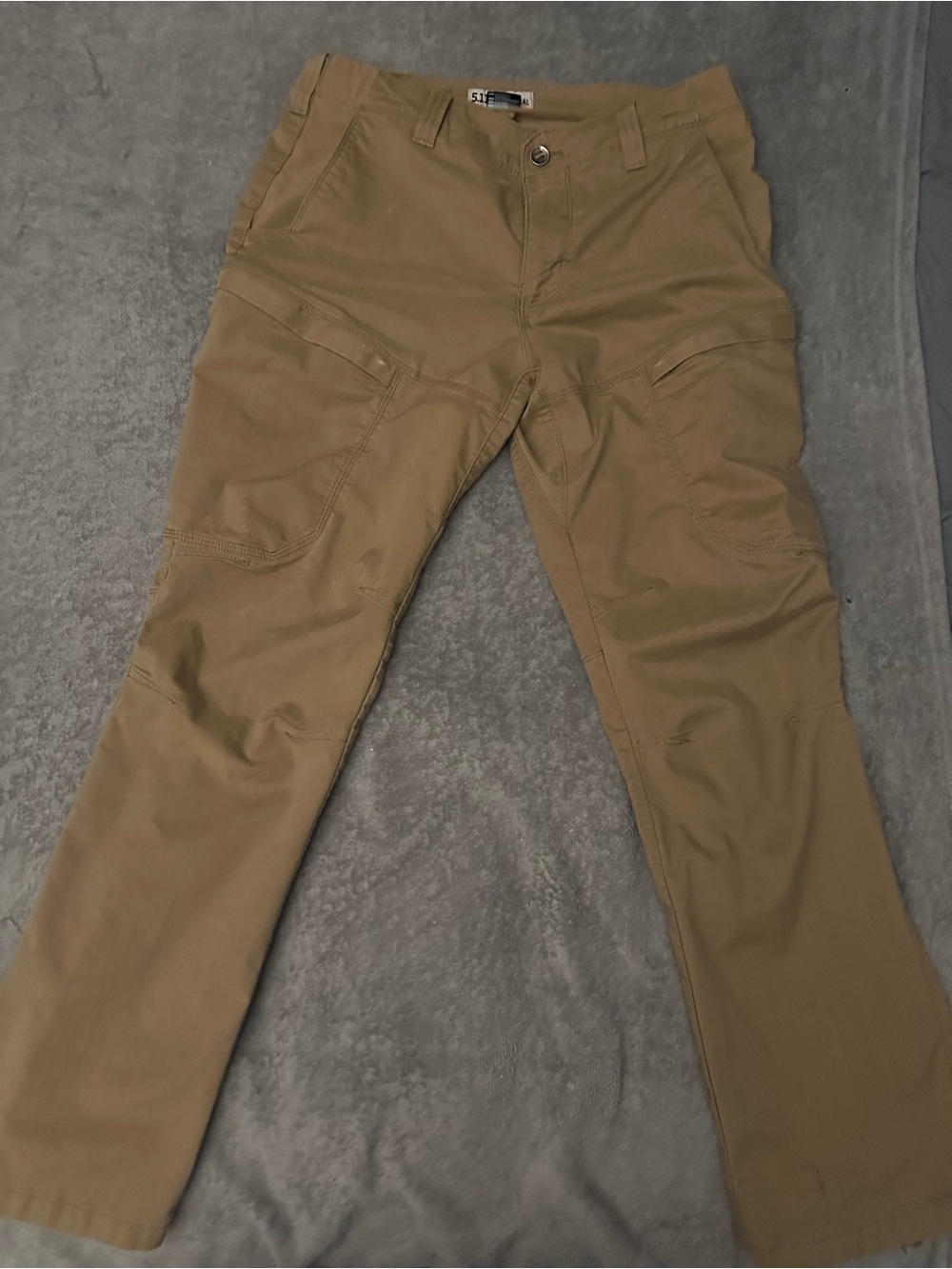 Men's Tan Workwear Pants - Unknown Brand
